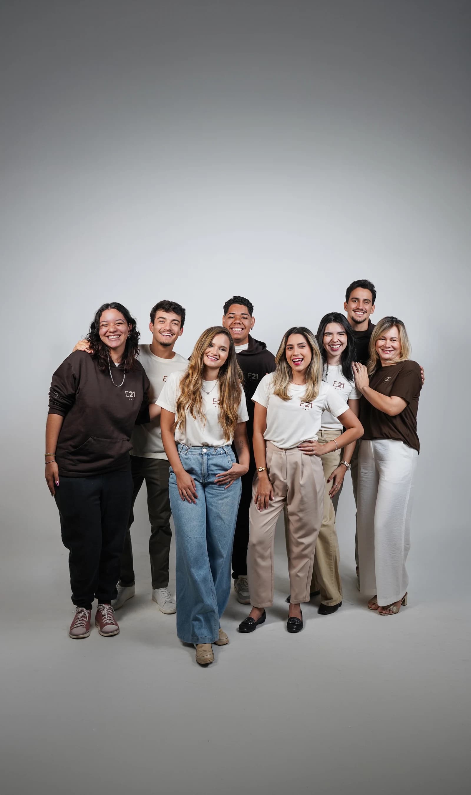 Equipe de produção do E21 em Brasília