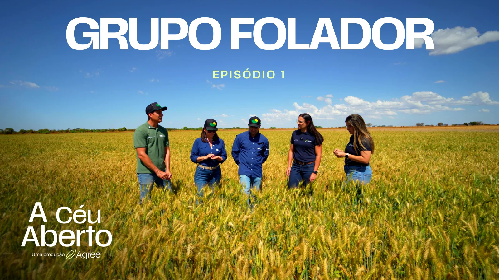 Grupo Folador na lavoura, capa de A Céu Aberto